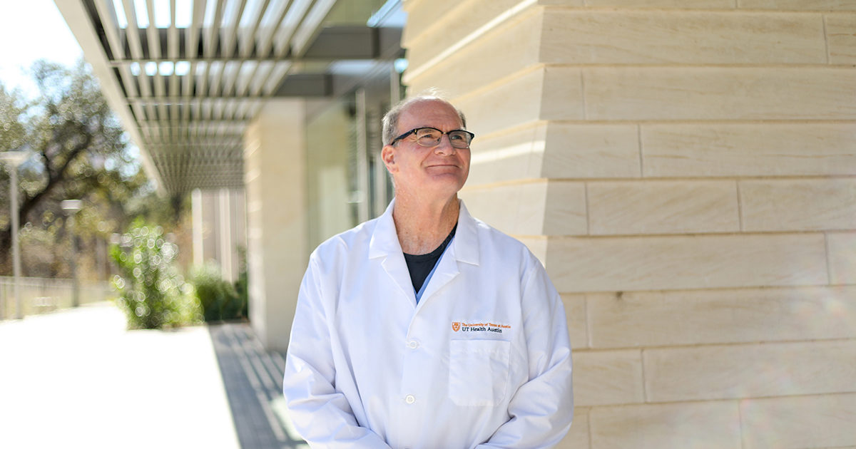 Michael Breen, MD, FACOG, stands in front of the Women's Health clinic.