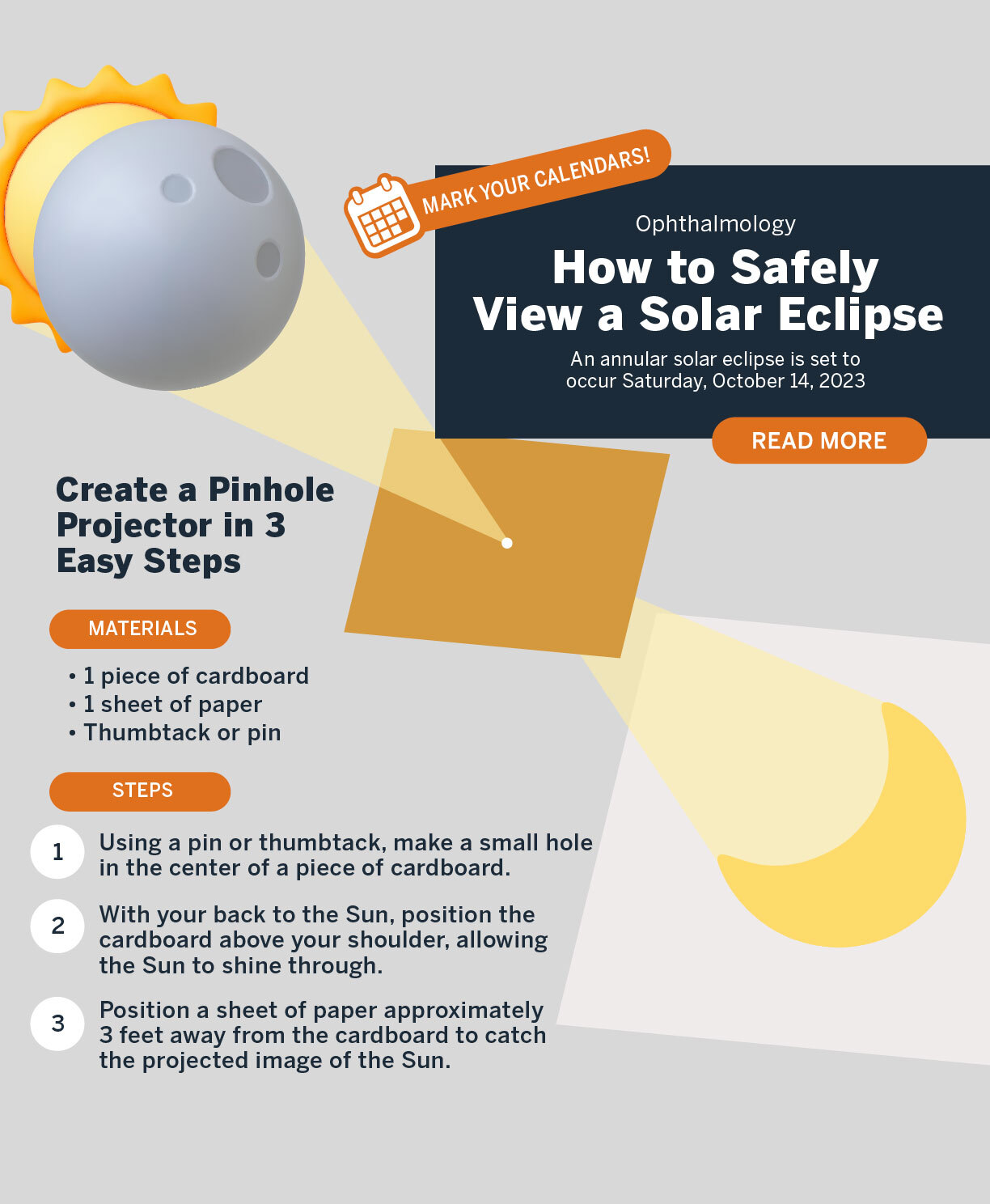 Check out the UT Health Austin blog for tips on viewing a solar eclipse safely