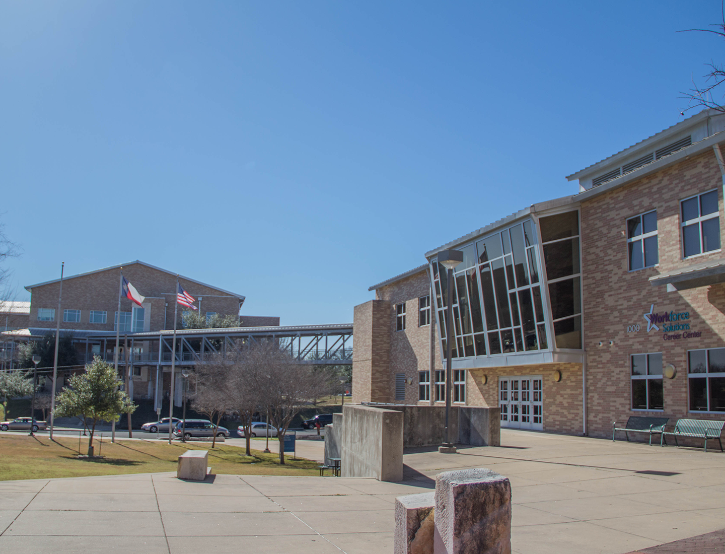 Exterior of the Austin Community College Eastview Campus