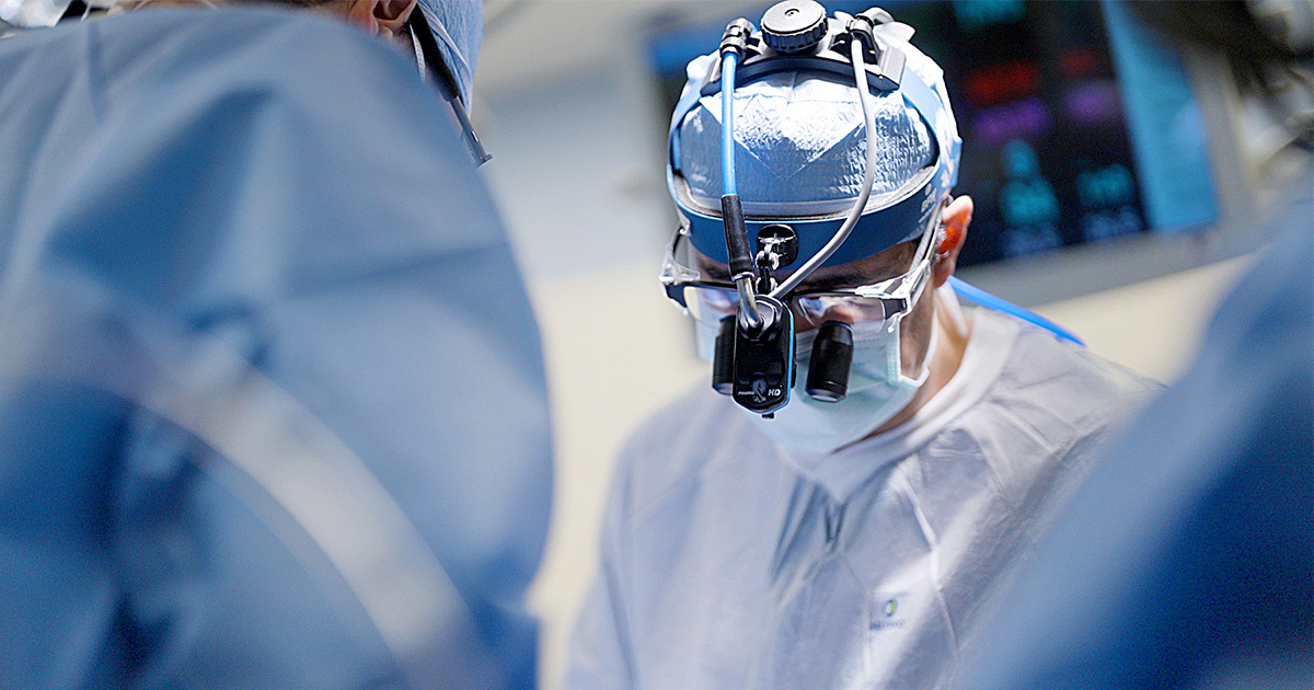 Carlos M. Mery, MD, in the operating room.